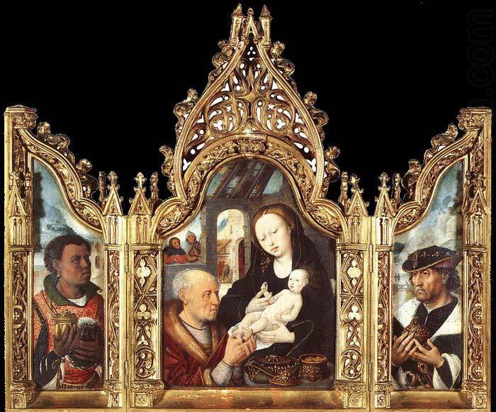 Triptych The Adoration of the Magi, unknow artist